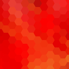 Red hexagon vector background. Presentation template. Decor element. polygonal style. Abstract geometric illustration. eps 10