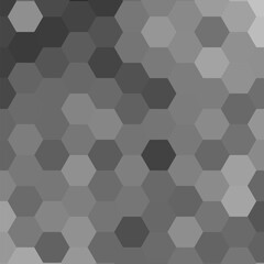 Fototapeta na wymiar Abstract vector background. Mosaic. polygonal style. Gray hexagons. Template for presentation, advertising, banner, cover. eps 10