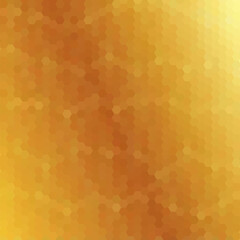 Abstract vector background. Mosaic. polygonal style. Golden hexagons. Template for presentation, advertising, banner, cover. eps 10