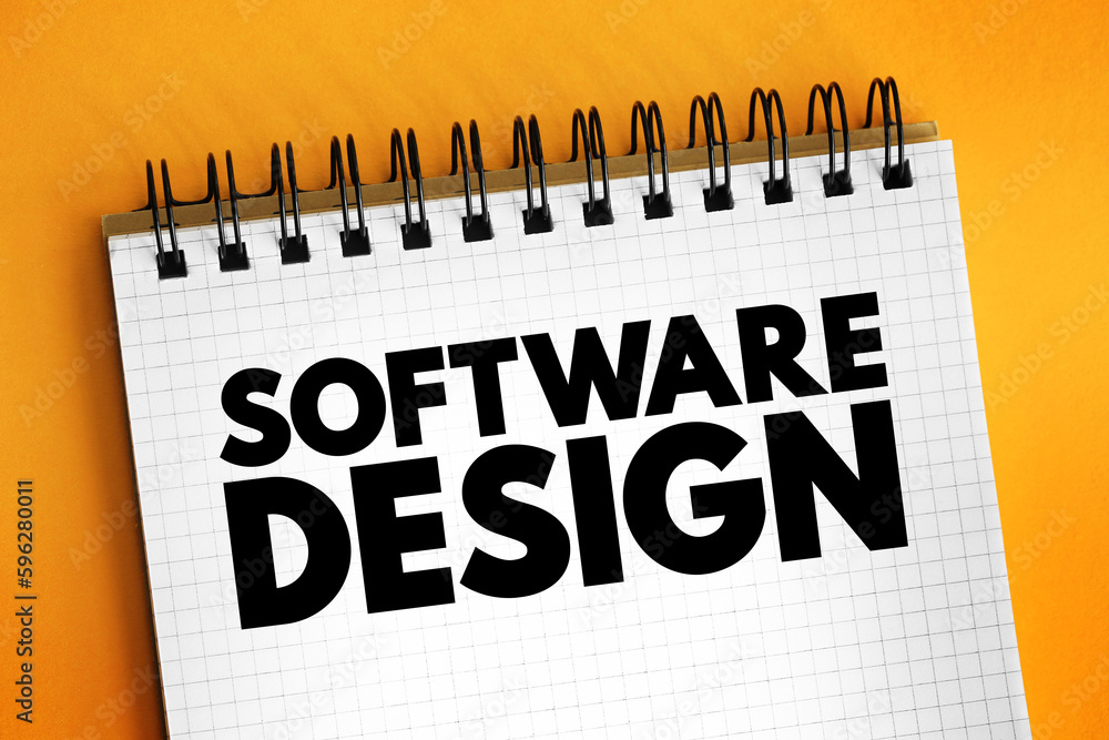 Poster software design - process by which an agent creates a specification of a software artifact intended 