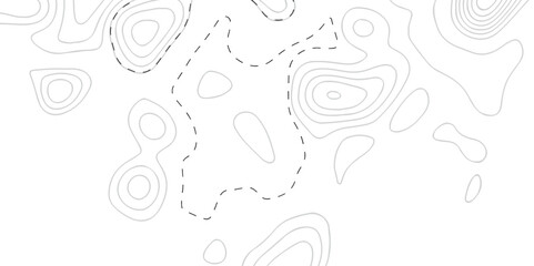 Abstract pattern with lines. Abstract sea map geographic contour map and topographic contours map background. Abstract white pattern topography vector background. Topographic line map background.
