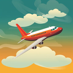 Jetsetter Dreams: Vacation Plane Art