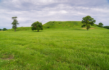 View of Cahokia Mounds State Historic Site