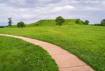 Path to Cahokia Mounds State Historic Site