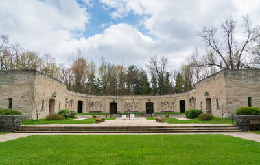 The Vistor Center at Lincoln Boyhood National Memorial, Indiana