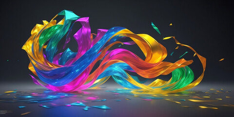 Colorful Fluid Background