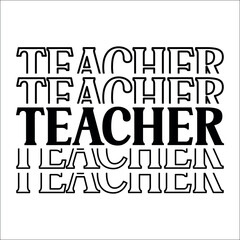 Fototapeta premium Teacher SVG