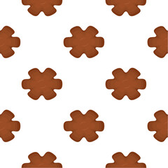 Pattern homemade cookie different taste in pastry biscuit