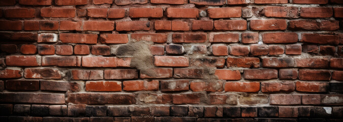 Fototapeta premium a close up of a brick wall. Generative Ai