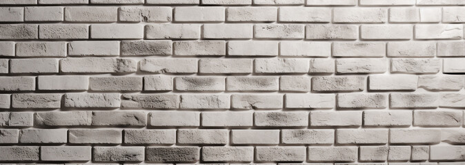 Fototapeta premium close-up of a white brick wall. Generative Ai
