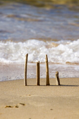 波打ち際の風景