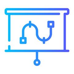 workflow gradient icon