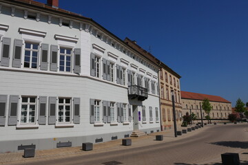 Fototapeta na wymiar Festungsstadt Germersheim Luitpoldplatz
