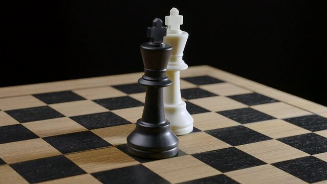 the movement of the checkmate motion on the chess board game

