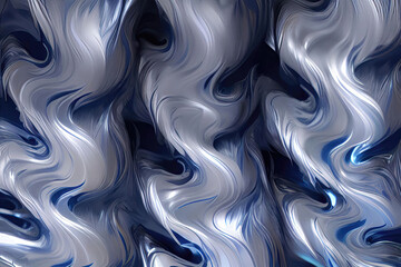 white and blue wave fluid style art for illustration