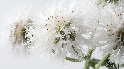 white dandelion flower.generated by AI