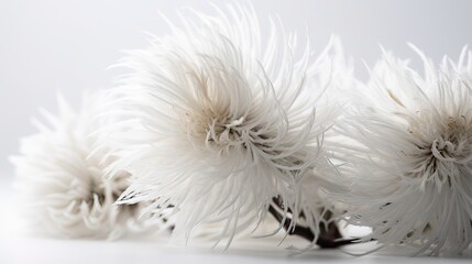 white dandelion seeds.generated by AI