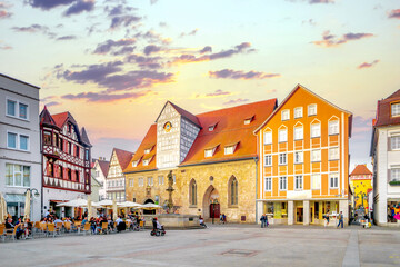 Markt, Altstadt, Reutlingen, Deutschland 