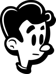 Vintage | Black and White Vector illustration