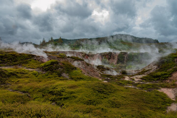 Craters of the Moon Thermal Area (Karapiti) Taupo, North Island, New Zealand.