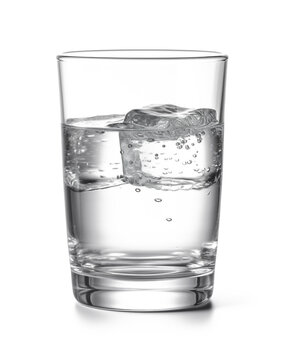 glass of water isolated on a transparent background