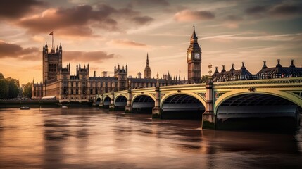 Obraz na płótnie Canvas Buckingham Palace. Breathtaking travel destination place. Generative AI