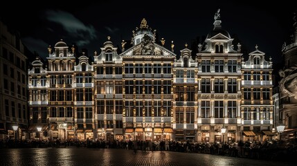 Fototapeta na wymiar Brussels. Breathtaking travel destination place. Generative AI