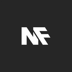 modern creative NF logo designs