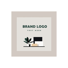 Beautiful and classy image presenting tech business