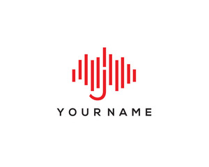 Modern Radio broadcasting logo design for radio studio.