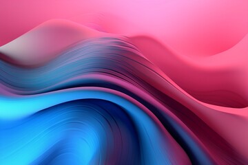 background design wavy curve color backdrop futuristic blank abstract shape pink banner line. Generative AI.