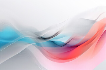 Abstract background, wave style with light colors. Created with Generative AI.