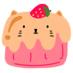 Minimal cat ice cream n.18