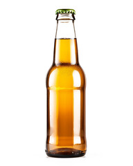bottle of beer isolated on transparent background