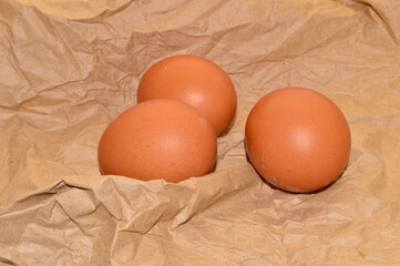 chicken egg isolated on white background