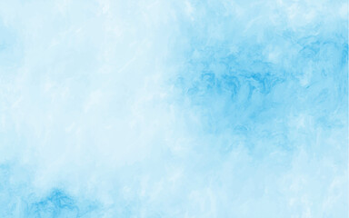 white and soft blue ink marble background.