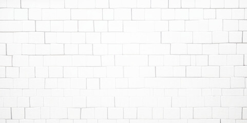 Abstract white brick wall texture for pattern background. Abstract weathered textured white brick wall background