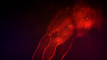 cute dark red shifted volumetric lines bg - abstract 3D illustration