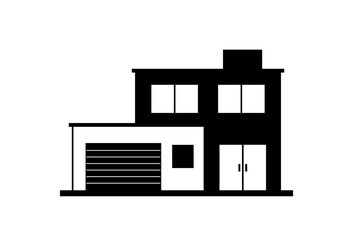 House vector icon on white background