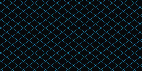 Fototapeta premium Black background and blue square line