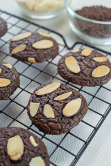 brownies cookies or Brownie cookies are a type of cake made from a mixture of typical brownie ingredients such as chocolate, butter, eggs and sugar, but have a texture and shape similar to cookies. 