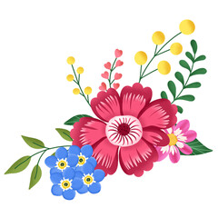 Fototapeta premium Beautiful Natural Flower Bouquet