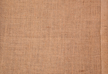 burlap fabrics with mesh close up