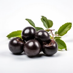 Jaboticaba fruit isolated on white background.