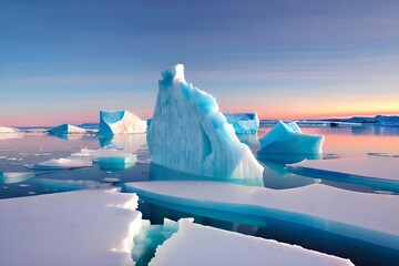 iceberg in polar regions