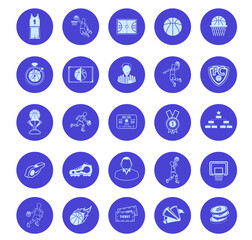 Group of Basketball icons set.Winner concept.