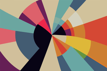 Obraz premium Bold and colorful abstract design representing the unity and diversity of the LGBT community