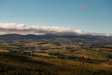 Vista panor&acirc;mica da cidade de Carrancas - Minas Gerais, Brasil 
