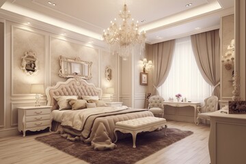Bedroom interior.