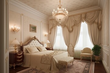 Classic bedroom interior